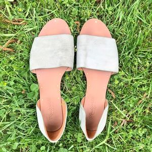 Madewell Size 7 Mint Green Suede Sandals